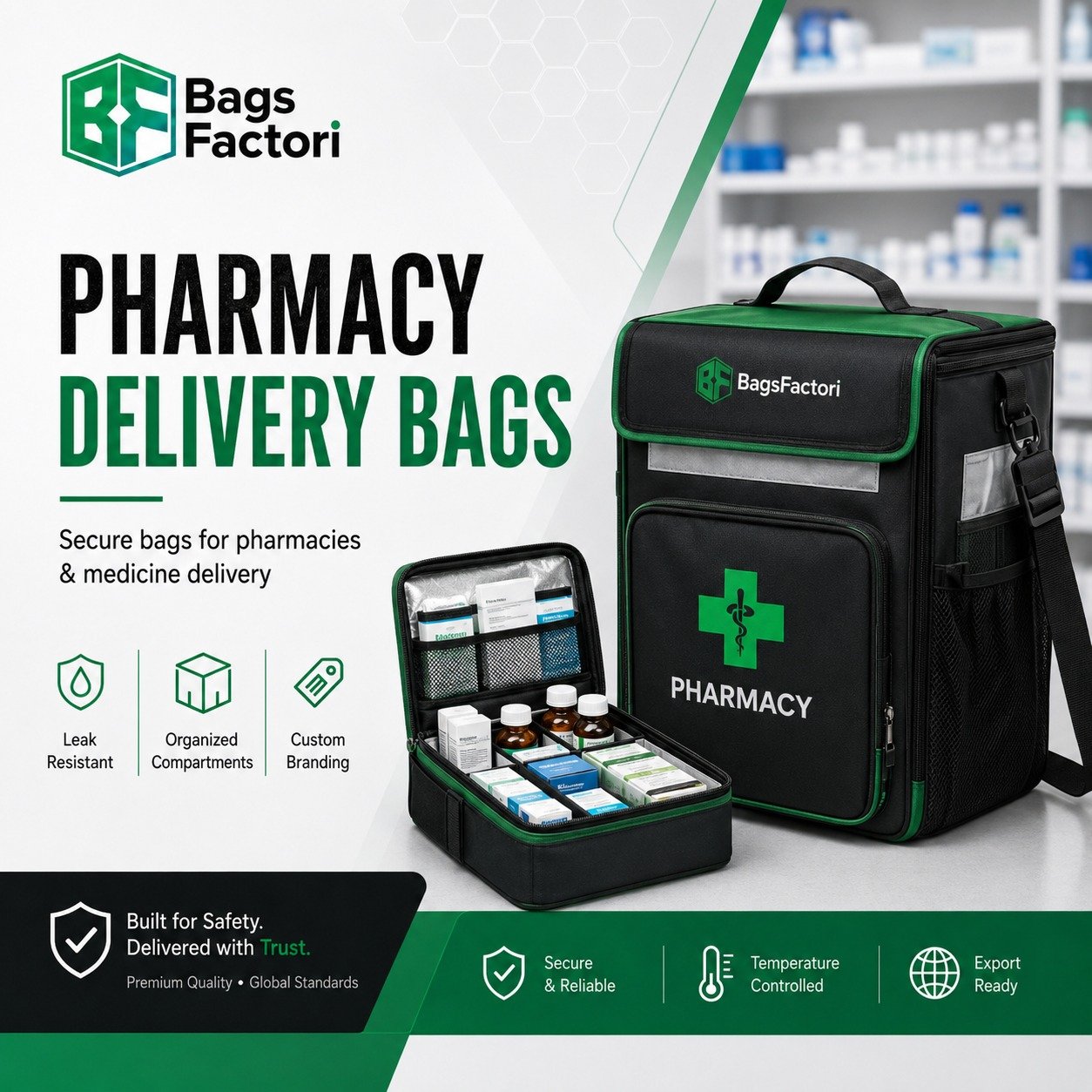 Pharmacy Delivery Bags