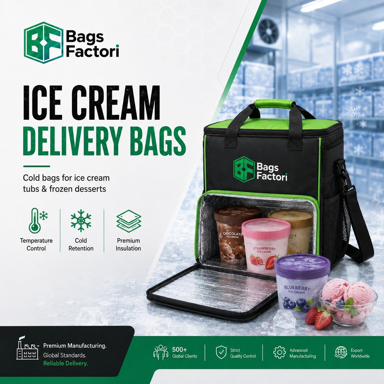 Ice Cream Delivery Bags