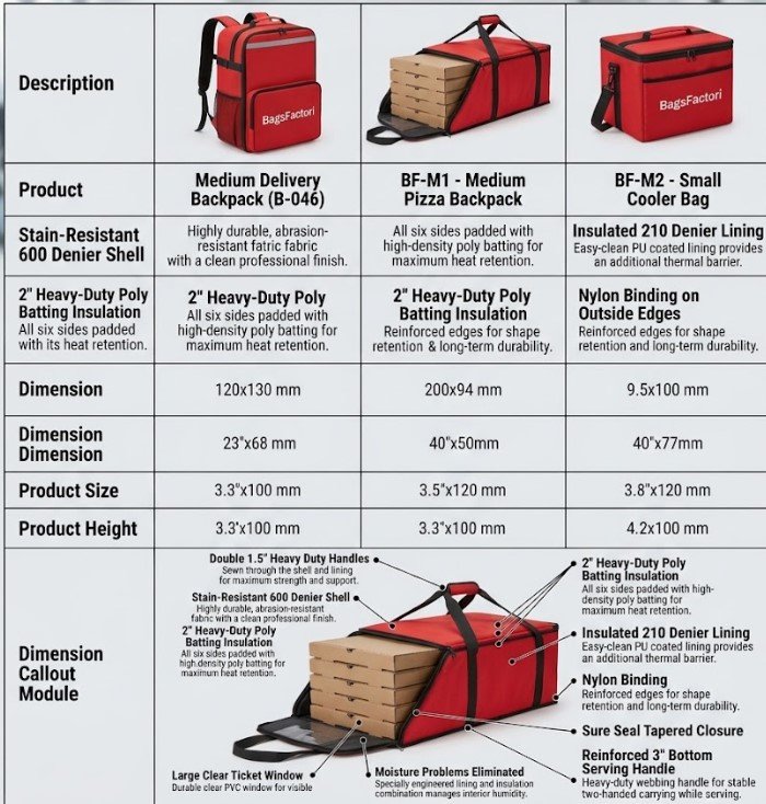 Food Delivery Bags
