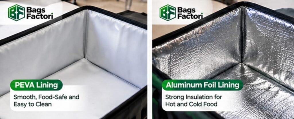 PEVA vs Aluminum Foil Insulated Bags